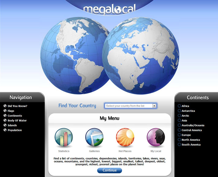 Megalocal screen1